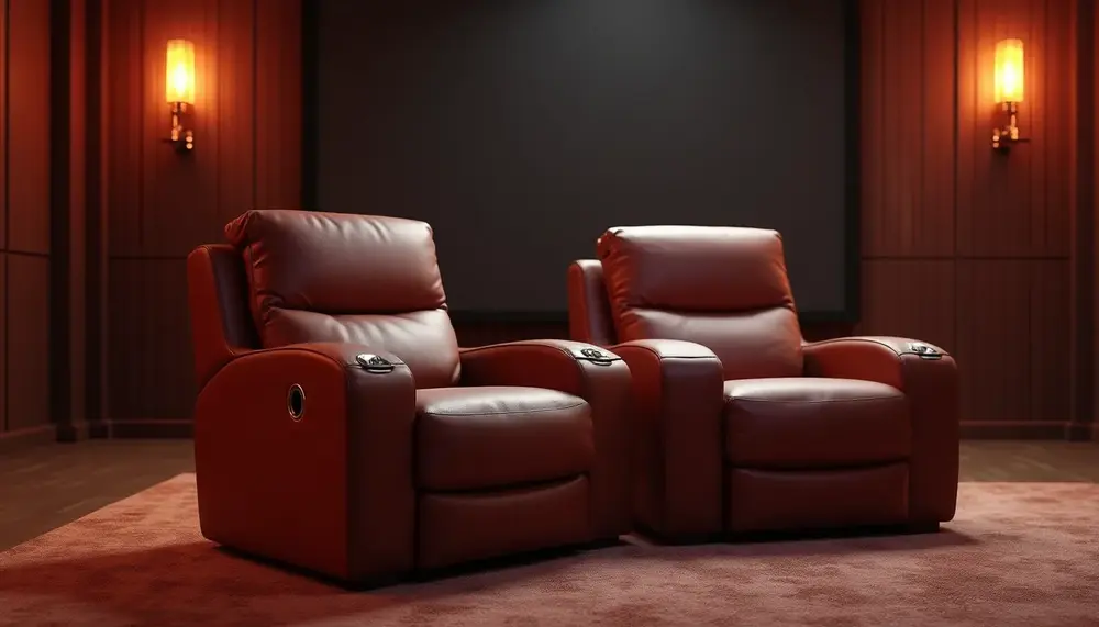 Leder Kinosessel 2er elektrisch: Luxuriöser Komfort für Ihr Heimkino
